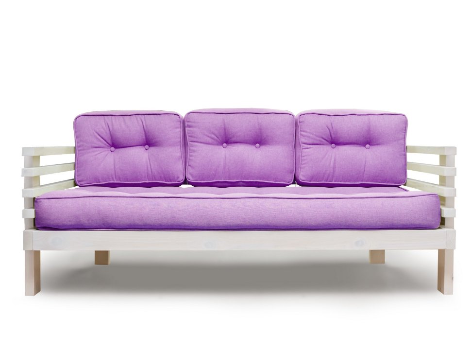 Прямой диван Диван Стоун каркас сосна Беленый дуб