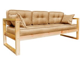 Прямой диван Диван Астер сосна натуральный