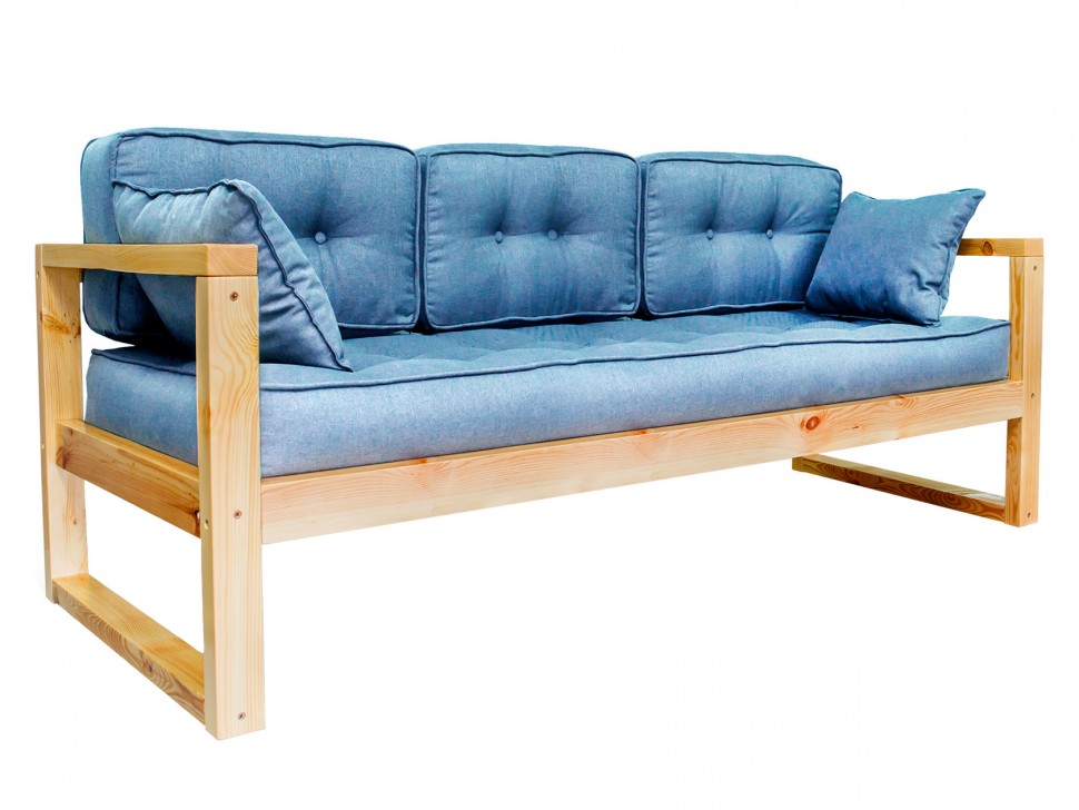 Прямой диван Диван Астер сосна натуральный