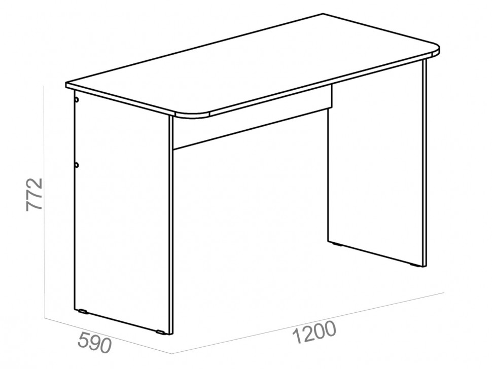 Детский письменный стол ПМ-332.07
