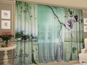 Комплект штор с тюлем Вариации на тему