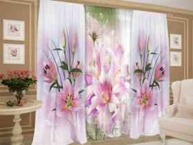 Комплект штор с тюлем Веточка нежности в поэзии
