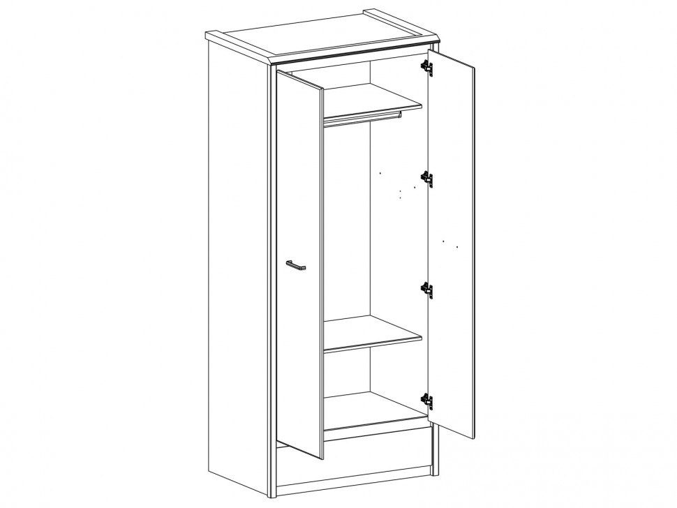 Распашной шкаф Бьерк