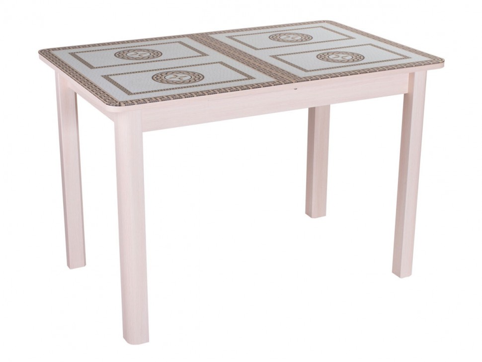 Кухонный стол Танго ПР со стеклом с ножками 04