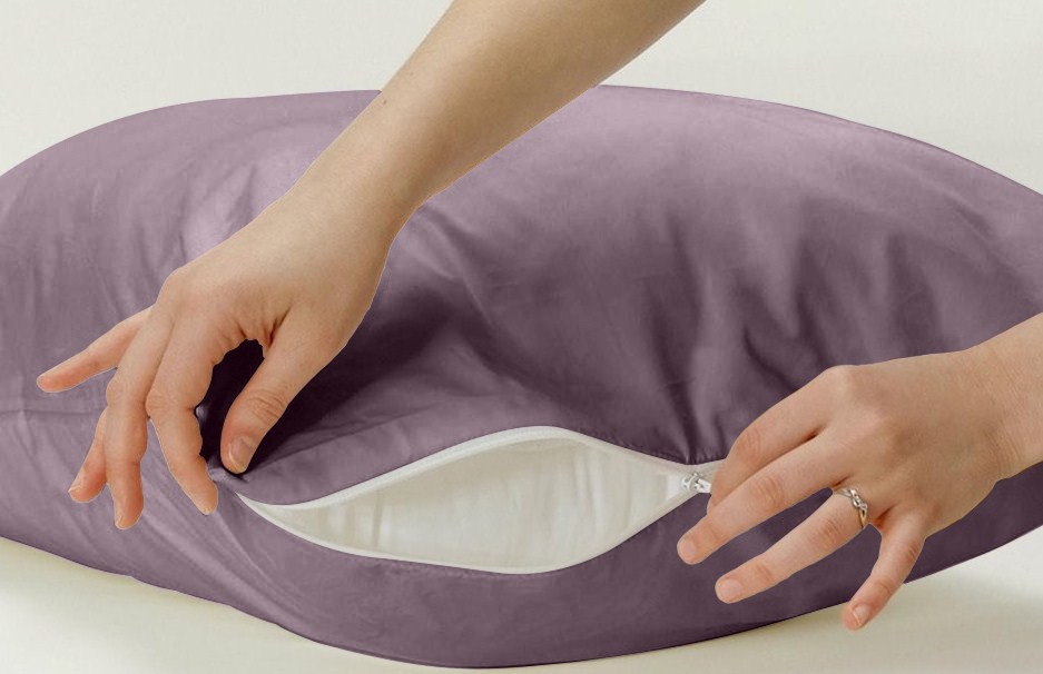 Комплект наволочек Джерси, бузина